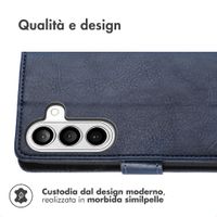 imoshion Cover a libro di Lusso Samsung Galaxy A27 (5G) - Blu scuro
