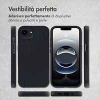 Accezz Cover Posteriore Resistente con MagSafe Apple iPhone 17e / 16e - Nero