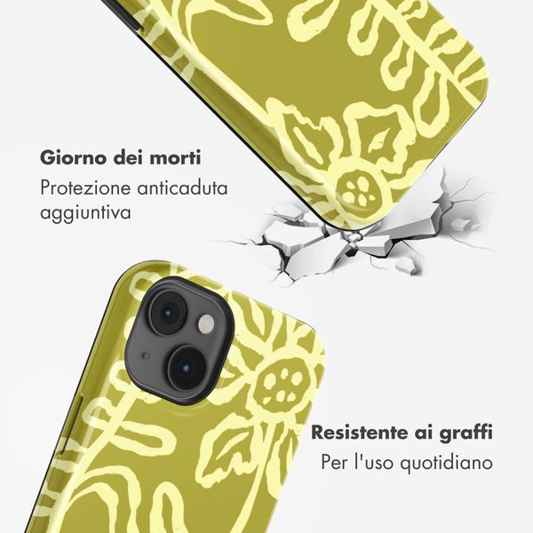 Selencia Cover posteriore Vivid con MagSafe Apple iPhone 14 - Chalky Bloom