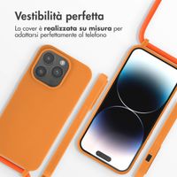 imoshion Cover in Silicone con Cordino Apple iPhone 14 Pro - Arancio