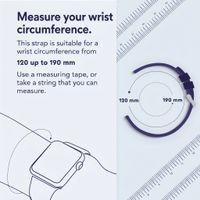 imoshion Milanees magnetisch bandje Apple Watch | 38/40/41/42 mm - Zilver