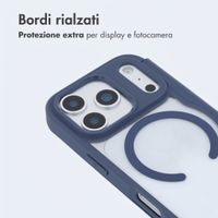 imoshion Bookcase trasparente con MagSafe Apple iPhone 17 Pro - Blu
