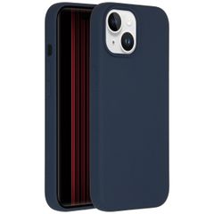 Accezz Cover in silicone liquido con MagSafe Apple iPhone 15 - Blu scuro