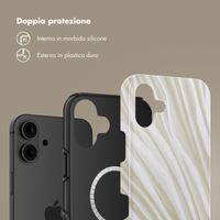 Selencia Cover posteriore Vivid con MagSafe Apple iPhone 16 - Nature Light Brown