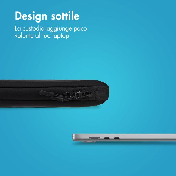 imoshion Cover per laptop 13 pollici - Laptopsleeve con tasca - Black