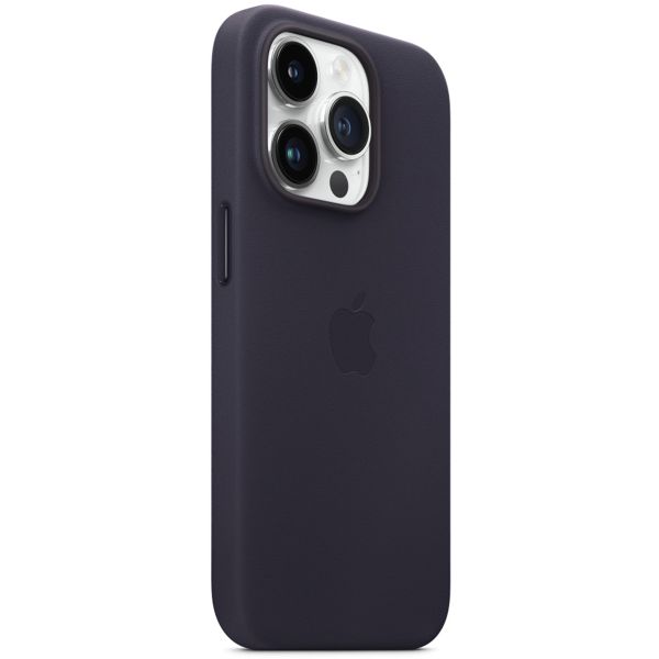 Apple Cover Posteriore in Pelle con MagSafe Apple iPhone 14 Pro - Ink