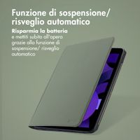 Accezz Cover Tablet Classica Apple iPad 11 (2025) 11 pollici A16 / iPad 10 (2022) 10.9 pollici - Verde