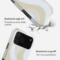 Selencia Cover Posteriore Vivid Apple iPhone 18 Pro - Desert Waves Beige