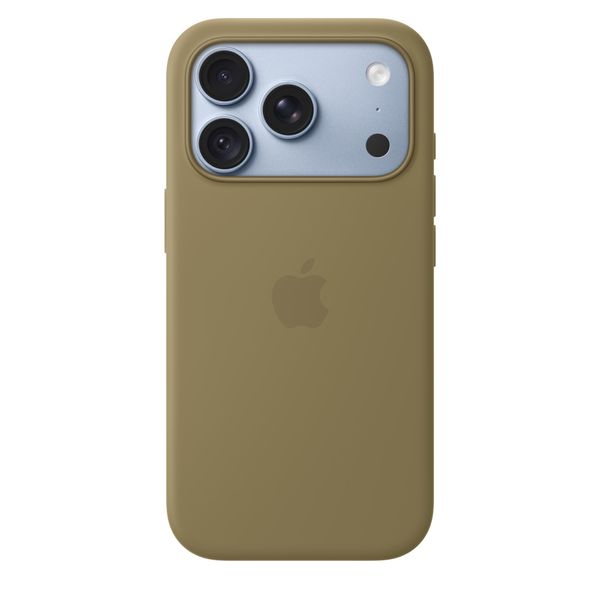 Apple Cover in silicone con MagSafe Apple iPhone 18 Pro - Olive