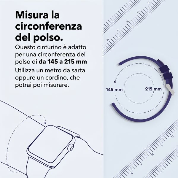 Apple Cinturino in nylon intrecciato Apple Watch | 44/45/46/49 mm - Black Stripe