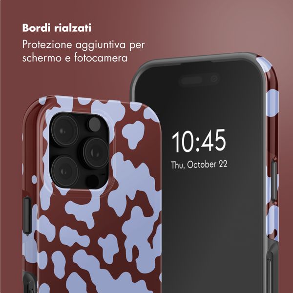 Selencia Cover posteriore Vivid con MagSafe Apple iPhone 16 Pro - Moo'd Lavender Glow