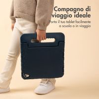 imoshion Cover Posteriore Kidsproof con Maniglia Apple iPad 11 (2025) 11 pollici A16 / iPad 10 (2022) 10.9 pollici - Blu scuro