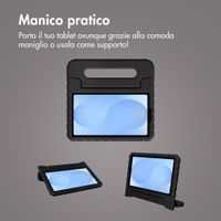 imoshion Cover Posteriore Kidsproof con Maniglia Samsung Galaxy Tab A11 / A9 8.7 pollici - Nero