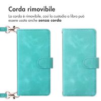 imoshion Cover a libro con Cordino Samsung Galaxy A16 - Turchese