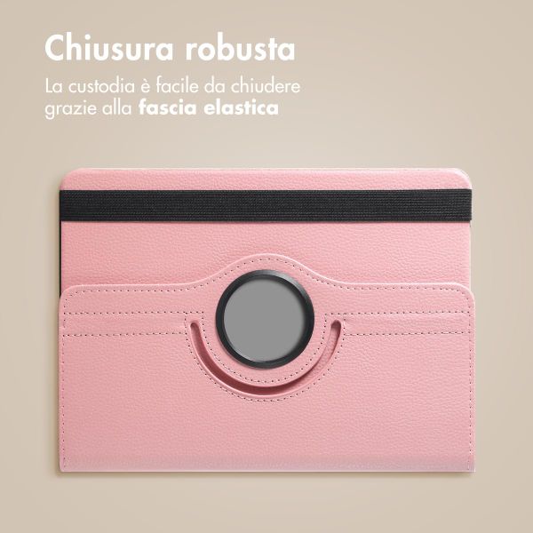 imoshion Cover Girevole a 360° Samsung Galaxy Tab S9 11.0 pollici / S10 Lite / S10 FE / S9 FE 10.9 pollici - Rosa