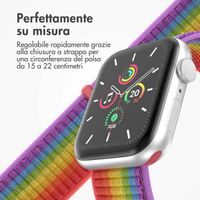 imoshion Cinturino in nylon Apple Watch | 44/45/46/49 mm - Rainbow