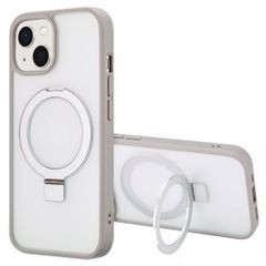 Accezz Cover con anello e supporto con MagSafe Apple iPhone 15 - Grigio
