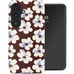Selencia Cover posteriore Vivid con MagSafe Samsung Galaxy S26 - Choco Flower Pop