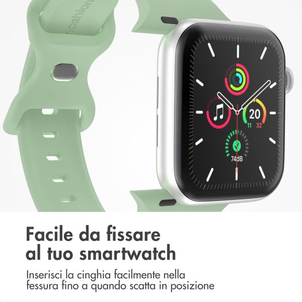 imoshion Cinturino in silicone⁺ Apple Watch | 44/45/46/49 mm - Taglia M/L - Pistachio