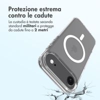 Accezz Cover posteriore Xtreme Impact con MagSafe Apple iPhone Air - Trasparente