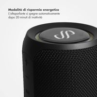 Selencia Altoparlante Bluetooth AquaPlay - Altoparlante wireless - Impermeabile - Nero