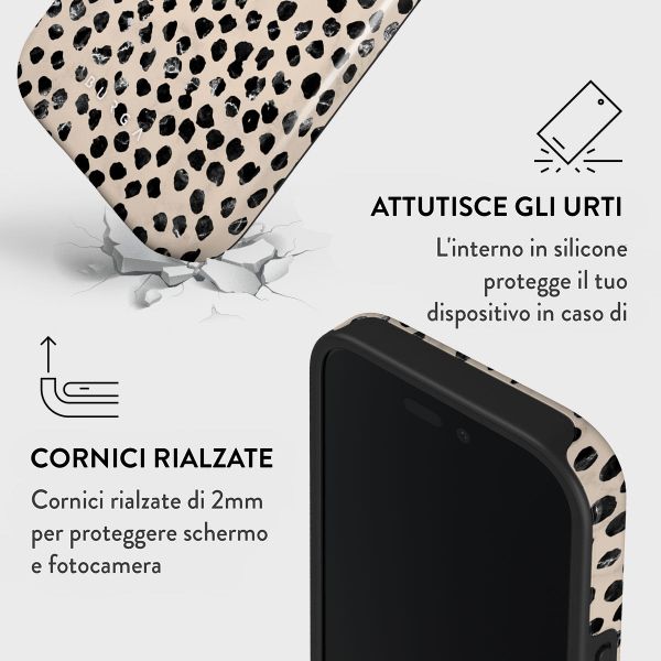 Burga Cover Posteriore Resistente Apple iPhone 16 - Almond Latte