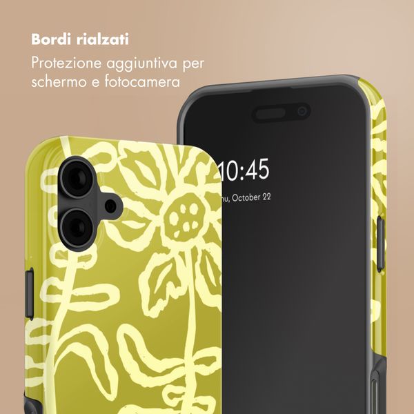 Selencia Cover posteriore Vivid con MagSafe Apple iPhone 16 - Chalky Bloom