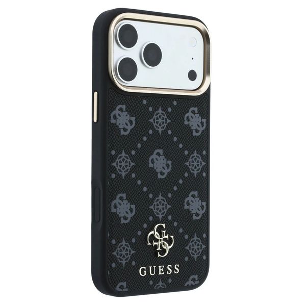 Guess Cover posteriore 4G Metal Logo MagSafe Apple iPhone 18 Pro / 17 Pro - Black