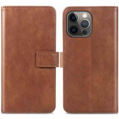 imoshion Cover a libro di Lusso Apple iPhone 13 Pro Max - Marrone