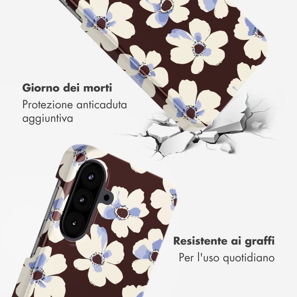 Selencia Cover Posteriore Vivid Samsung Galaxy A57 (5G) - Choco Flower Pop