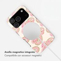 Selencia Cover posteriore Vivid con MagSafe Apple iPhone 18 Pro Max / 17 Pro Max - Paisley Blush