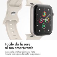 imoshion Cinturino in silicone⁺ Apple Watch | 44/45/46/49 mm - Taglia M/L - Starlight