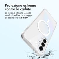 Accezz Cover posteriore Xtreme Impact con MagSafe Samsung Galaxy A37 (5G) - Trasparente