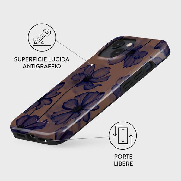 Burga Cover Posteriore Resistente con MagSafe Apple iPhone 14 - Velvet Night