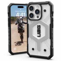 UAG Cover Posteriore Pathfinder con MagSafe Apple iPhone 15 Pro - Ice Clear