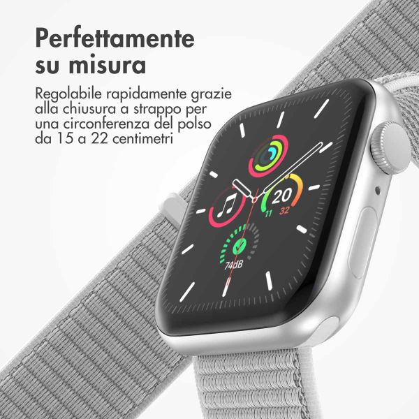 imoshion Cinturino in nylon Apple Watch | 44/45/46/49 mm - Seashell