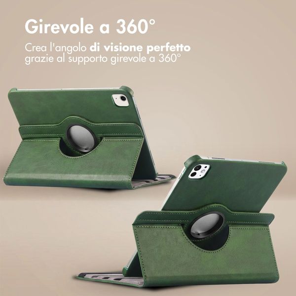 imoshion Cover Girevole a 360° Apple iPad Air 13 pollici (2026) M4 / (2025) M3 / (2024) M2 - Verde