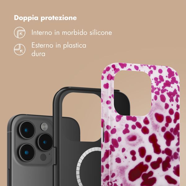 Selencia Cover posteriore Vivid con MagSafe Apple iPhone 15 Pro - Cosmic Orchid