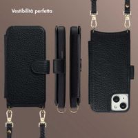 Selencia Cover Riva con MagSafe e cordino Apple iPhone 14 / 13 - Nero