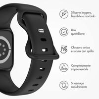 imoshion Cinturino in silicone⁺ Apple Watch | 44/45/46/49 mm - Taglia M/L - Nero
