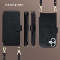Selencia Cover Riva con MagSafe e cordino Apple iPhone 17 - Nero