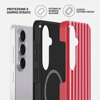 Burga Cover Posteriore Resistente con MagSafe Samsung Galaxy S26 - Strawberry Jam