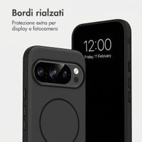 imoshion Cover posteriore Color con Thin MagSafe Ring Google Pixel 11 / 11 Pro / 10 / 10 Pro - Nero