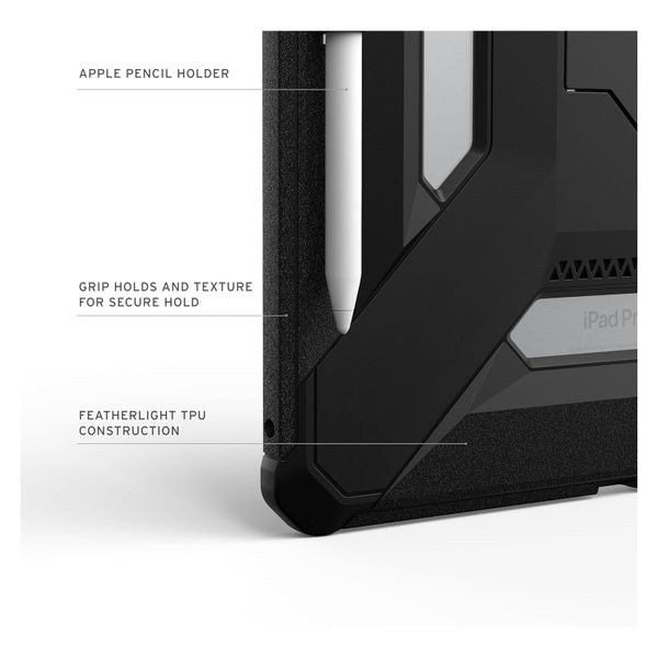 UAG Custodia posteriore Scout Plus con supporto Apple iPad Pro 13 (2025) M5 / (2024) M4 - Black