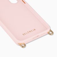 Selencia Cover posteriore Rivièra con MagSafe con ganci rimovibili Samsung Galaxy S24 FE - Sorbet Pink
