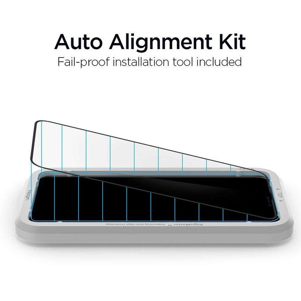 Spigen Vetro temperato full cover AlignMaster Apple iPhone 11 Pro Max / Xs Max
