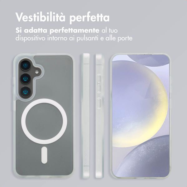 imoshion Cover posteriore Color Guard con MagSafe Samsung Galaxy S24 - Bianco