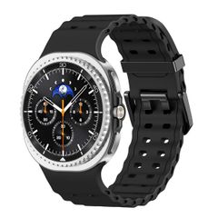 imoshion Cinturino Ocean in silicone Samsung Galaxy Watch 8 (40/44mm) / Classic (46mm) - Nero