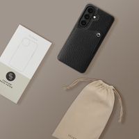 Selencia Cover posteriore Riva con portacarte Samsung Galaxy S26 Plus - Nero