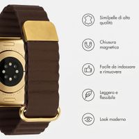 imoshion Cinturino magnetico in pelle sintetica Apple Watch | 38/40/41/42 mm - Marrone